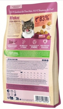 Сухой корм Happy Cat Minkas Sterilised Salmon для кастрированных или стерилизованных кошек (Лосось)